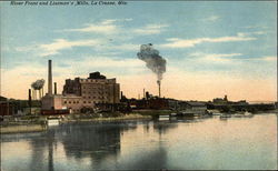 River Front and Listman's Mills Postcard