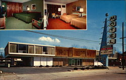 Dearborn Towne House Motel Postcard