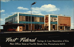 First Federal Savings & Loan Association of Erie Pennsylvania Postcard Postcard