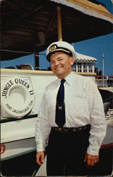 Capt. Al Starts, Owner and Operator, Jungle Queen II Fort Lauderdale, FL Postcard Postcard