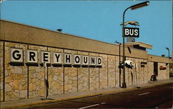 Greyhound Bus Terminal Postcard