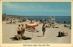 West Dennis Beach Cape Cod, MA Postcard Postcard