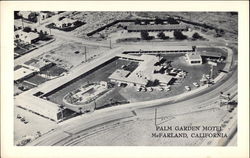 Palm Garden Motel McFarland, CA Postcard Postcard