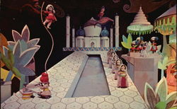 India - It's a Small World - Disneyland California Postcard Postcard