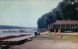 Vail's Grove, Peach Lake Brewster, NY Postcard Postcard