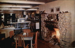 Inside Coffee Shop & Fountain at the New Hartsook Inn Postcard