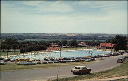 Camp Dodge Swimming Pool Postcard