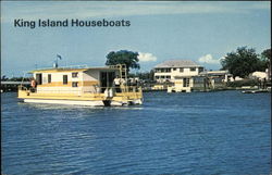 King Island Houseboats Postcard