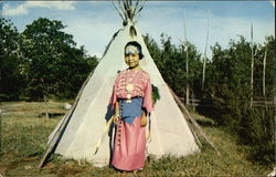 Earnestine Doyel of the Kiowa Indian Tribe Postcard