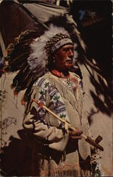 Chief Running Horse Postcard