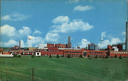 Air View of E. I. Du Pont De Nemours & Co., Inc Clinton, IA Postcard Postcard