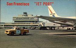 San Francisco International Airport Jet Port Postcard