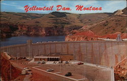 Yellowtail Dam & Visitor Center, Montana Postcard