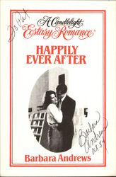 A Candlelight Romance "Happily Ever After" Barbara Andrews Postcard