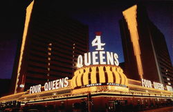 Four Queens Hotel & Casino in Las Vegas Postcard