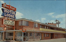 Reno Royal Motor Lodge Postcard