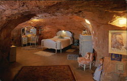 Hole 'N The Rock Home - Master Bedroom Moab, UT Postcard Postcard