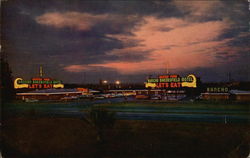 Rancho Bakersfield Motel California Postcard Postcard