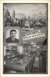 Xochitl Mexican Restaurant New York, NY Postcard Postcard