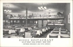 Riggs Restaurant Postcard