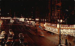 Looking South on State Street Chicago, IL Postcard Postcard