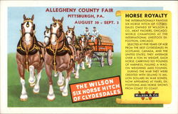 Allegeny County Fair Pittsburgh, PA Postcard Postcard