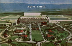 U.S. Naval Air Station, Moffett Field Mountain View, CA Postcard Postcard