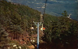 Double Chairlift - Whiteface Postcard