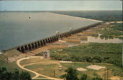 Santee Dam and Spillway Postcard