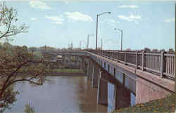 College Avenue Bridge Postcard