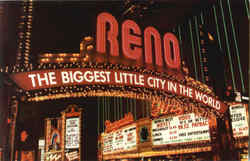 Reno Nevada Postcard Postcard