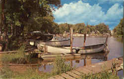 Cottman's Boat Yard Sylvan Beach, NY Postcard Postcard