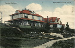 Tolhurst Cottages Monument Beach, MA Postcard Postcard