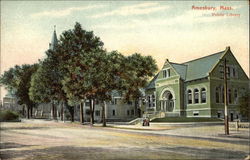 Public Library Postcard