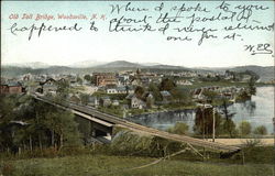 Old Toll Bridge Woodsville, NH Postcard Postcard