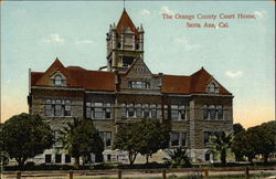 The Orange County Court House Santa Ana, CA Postcard Postcard