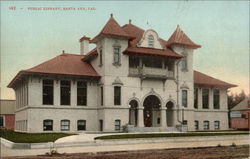 Public Library Santa Ana, CA Postcard Postcard