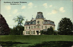 Residence of Senator Wetmore Newport, RI Postcard Postcard