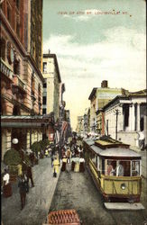 View of 4th Street Louisville, KY Postcard Postcard