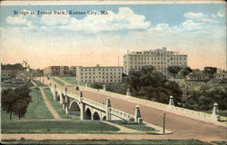 Bridge in Troost Park Postcard