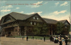 Lewis and Clark Memorial Bldg Postcard