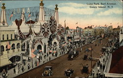 Luna Park, Surf Avenue Postcard