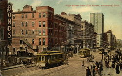 View of High Street from Gay Street Postcard