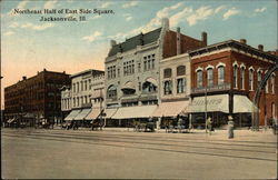 Northeast Half of East Side Square Postcard