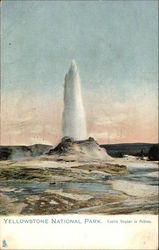 Castle Geyser in Action Postcard