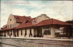 N.P. Depot Yakima, WA Postcard Postcard