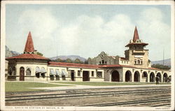 Santa Fe Station Postcard