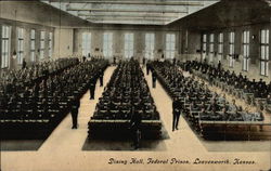 Dining Hall, Federal Prison Leavenworth, KS Postcard Postcard