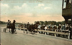 The Finish, Weequanic Park Track Postcard