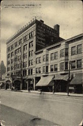 Davidson Hotel and Theatre Postcard